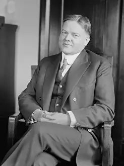 Humanitarians: Herbert Hoover in 1921, as Secretary of Commerce