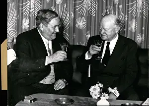 Bundeshaus: Herbert Hoover and Carlo Schmid in Germany