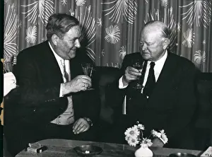 Bundeshaus: Herbert Hoover and Carlo Schmid in Germany