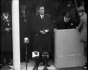 Morrison: Herbert Morrison Giving a Speech