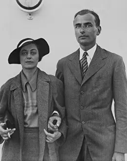 Chilton: Herbert S. Agar arriving in New York on the S.S