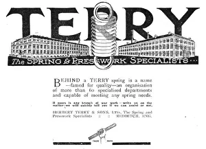 Redditch: Herbert Terry, Redditch. Presswork & Springs For Aircraft
