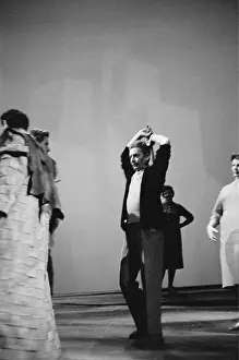 Rheingold: Herbert von Karajan at a Rehearsal for