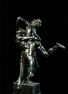 Pollaiuolo: Hercules and Anteus, small bronze
