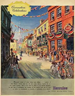 Swags: Hercules bicycles Coronation advertisement