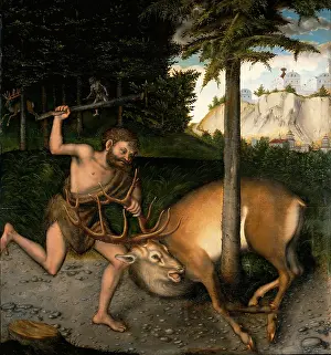 Labors: Hercules Capturing Ceryneian Hind, 3rd Labor