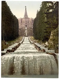 Kassel: Hercules and Cascades, Wilhelmshohe, Cassel (i.e. Kassel)