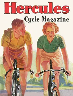 Lucinda Gosling Collection: Hercules Cycle Magazine front cover