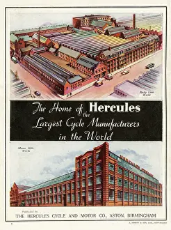 Lucinda Gosling Collection: Hercules cycle manufacturers advertisement