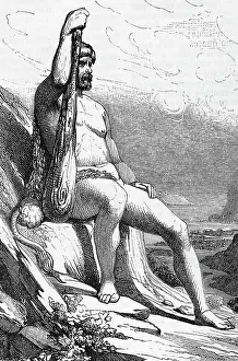 Mallet: Hercules or Heracles. Hero of classical mythology