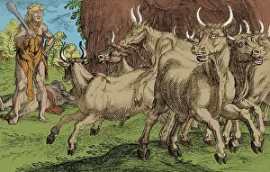 Labors: Hercules and the Oxen of Geryones