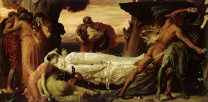 Shroud: Hercules Wrestles Death, by Leighton