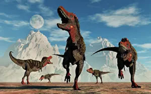 Vicious: A herd of carnivorous Tarbosaurus dinosaurs