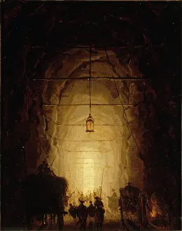 Drove: Herd in a cave of Posillipo