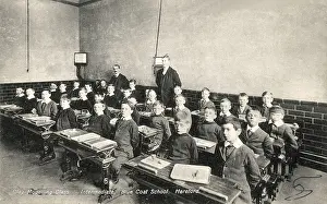 Desks: Hereford Blue Coat School Clay Modelling