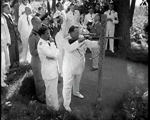 Practising: Herman Goering Practising Shooting