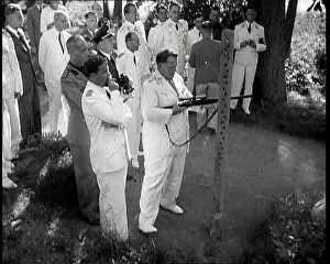 Practising: Herman Goering Practising Shooting