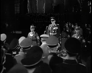 Microphones: Herman Goering Speaking Before Microphones