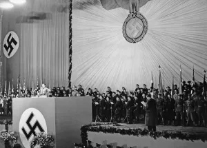 Lectern: Herman Goering in Vienna, 1938
