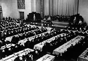 Gring: Hermann Gnring gives a speech to mine workers, 1941