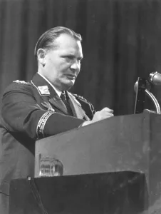 Gring: Hermann Gnring during a speech, 1938