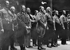Rosenberg: Hermann Goering, Adolf Hitler, Alfred Rosenberg and Hermann