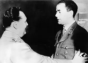 Speer: Hermann Goering with Albert Speer, 1942