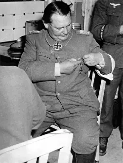 Swastica: Hermann Goering in American captivity