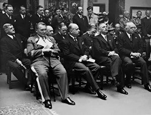 Poncet: Hermann Goering, Andre Francois-Poncet, Bernhard Rust and Ko