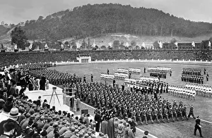 Balilla: Hermann Goering and Benito Mussolini at a parade