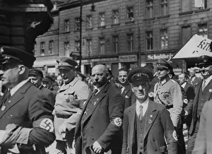 Berlin Tempelhof: Hermann Goering with Berlin-based workers on May 1, 1934