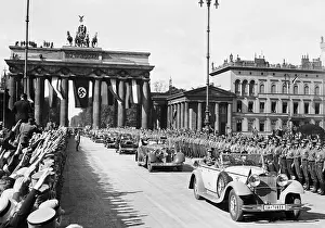 Blocked: Hermann Goering and Ernst Roehm at the Brandenburg Gate, 193