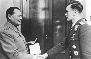Eitel: Hermann Goering with Franz Kieslich, 1944