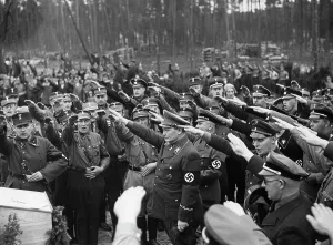 Motorway: Hermann Goering at the groundbreaking ceremony of the A11
