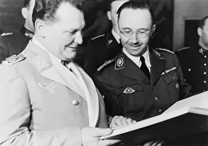 Marshalls: Hermann Goering and Heinrich Himmler, smiling