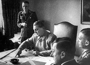 Flyers: Hermann Goering at the map table