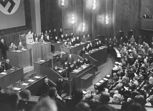 Kroll Opera: Hermann Goering at the opening of the Reichstag in the Kroll