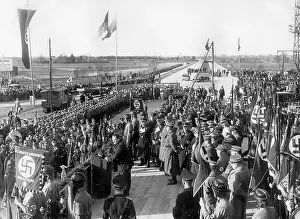 Stettin: Hermann Goering opens the section of the Berlin-Joachimsthal