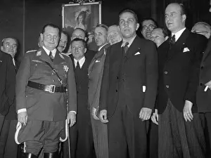 Entrepreneur: Hermann Goering with representatives of the European airline