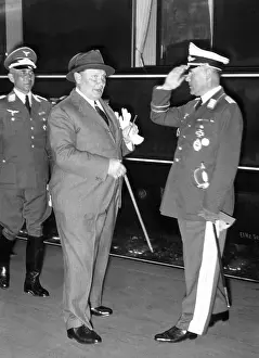 Anhalter: Hermann Goering returns from Austria, 1938