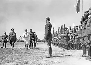 Juni: Hermann Goering visits the Condor Legion in