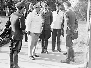 Galland: Hermann Goring with Adolf Galland, Bruno Loerzer and Albert