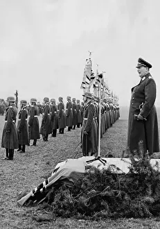 Gatow: Hermann Goring awards flags, 1937