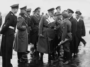 Bodenschatz: Hermann Goring, Johannes Blaskowitz, Karl Bodenschatz and Fr
