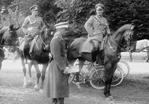 Longtime: Hermann Goring during maneuvers, 1933