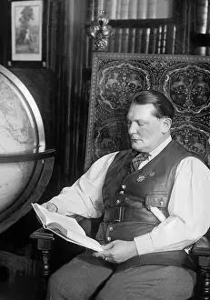 Karinhall: Hermann Goring in his office in Karin Hall, 1938