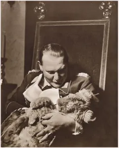 Sep22: Hermann Goring with pet lion