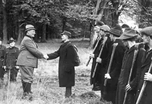 Forestry: Hermann Goring in the Reinhardswald, 1937