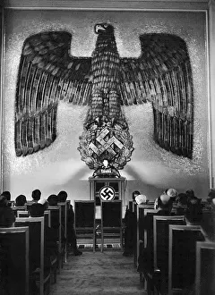 Avia: Hermann Goring speaks at the opening of the Academy for Avia