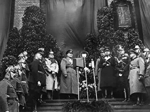 Spar: Hermann Goring and von Watter at a commemoration of the Spar
